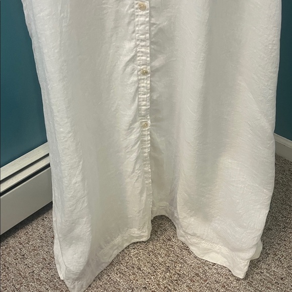 Anthropologie Maeve Mona Linen Maxi Shirtdress Size 2X - Picture 7 of 16
